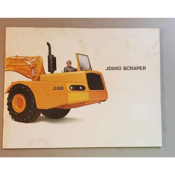 John Deere 860 Scraper Sales Brochure - Picture 1 of 6